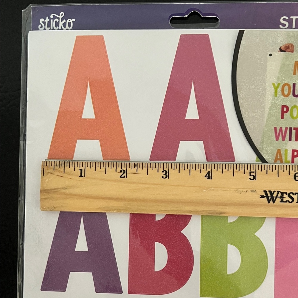 Sticker Alphabet Set - Multicolor by - Picture 3 of 4